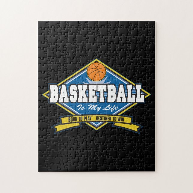 Quebra-cabeça O basquetebol é minha vida (Vertical)