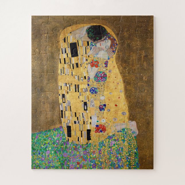 Quebra-cabeça O Beijo de Gustav Klimt (Vertical)