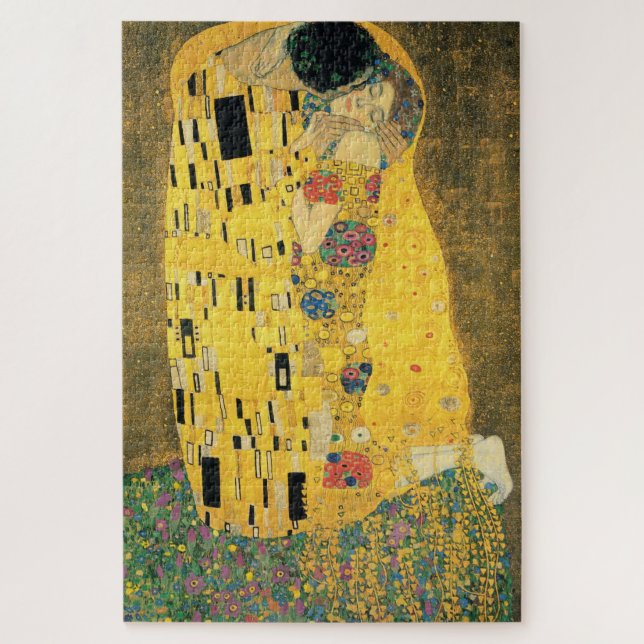 Quebra-cabeça O Beijo de Gustav Klimt (Vertical)