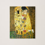 Quebra-cabeça O Beijo de Gustav Klimt Art Nouveau<br><div class="desc">A popular pintura Beija (Amantes) do Symbolista Austríaco & Art Nouveau Artista Gustav Klimt (1862-1918)</div>