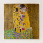 Quebra-cabeça O Beijo | Gustav Klimt |<br><div class="desc">O Beijo é uma pintura de 1901 de Gustav Klimt.</div>