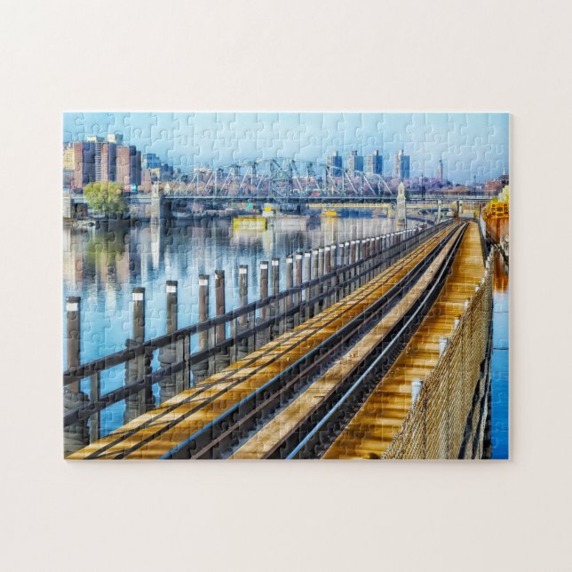 Quebra-cabeça O Bronx Nova York. (Horizontal)
