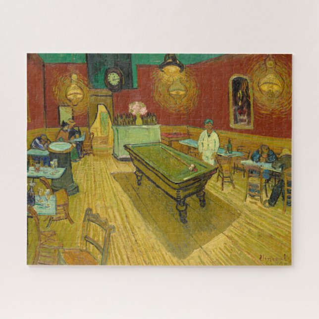 Quebra-cabeça O Café da Noite de Vincent van Gogh (Horizontal)