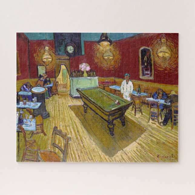 Quebra-cabeça O Café da Noite | Van Gogh | (Horizontal)