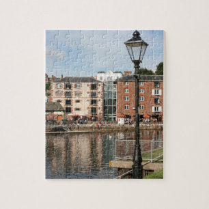 Quebra-cabeça O cais, Exeter, Devon, Reino Unido
