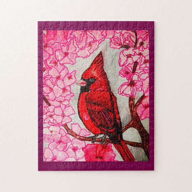 QUEBRA-CABEÇA O CARDINAL VERMELHO (Vertical)