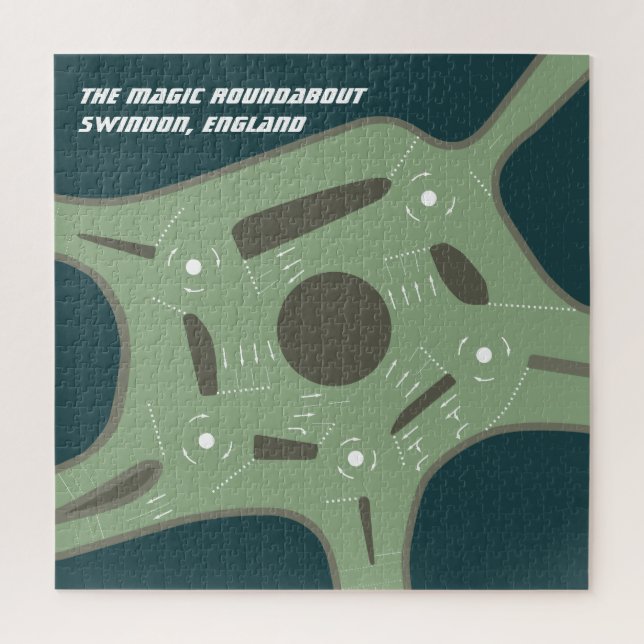 Quebra-cabeça O carrossel mágico, Swindon, Inglaterra (Vertical)