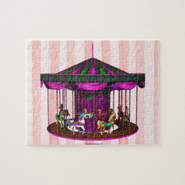 Quebra-cabeça O carrossel roxo