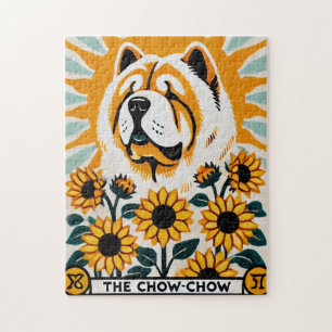 Quebra-cabeça O Cartão de Tarô Chow Chow