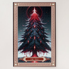 Quebra-cabeça O cartão de tarô da árvore de Natal