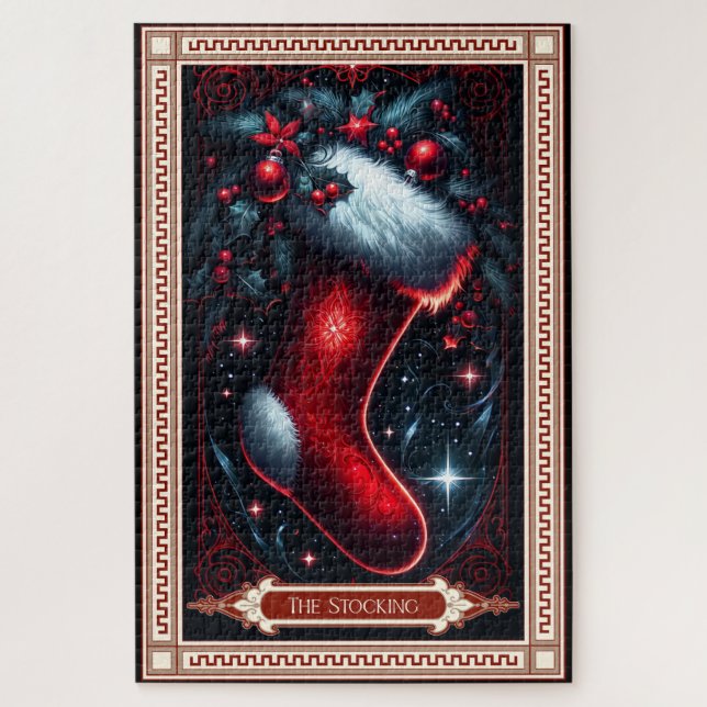 Quebra-cabeça O Cartão de Tarô de Natal (Vertical)