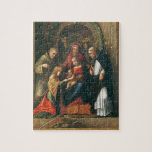 Quebra-cabeça O casamento místico do santo Catherine