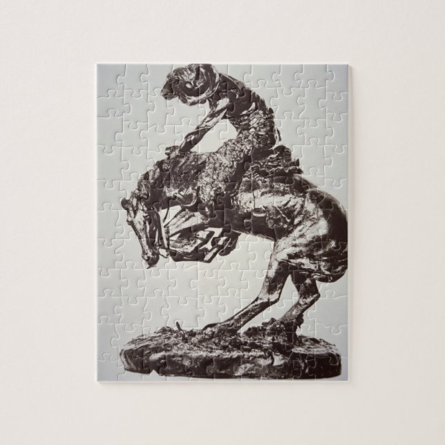 Quebra-cabeça O cascavel, 1905 (bronze) (foto de b/w) (Vertical)