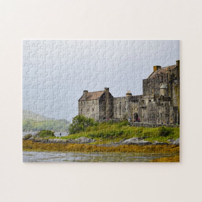 Quebra-cabeça O Castelo de Eilean Donan, Escócia. (Horizontal)