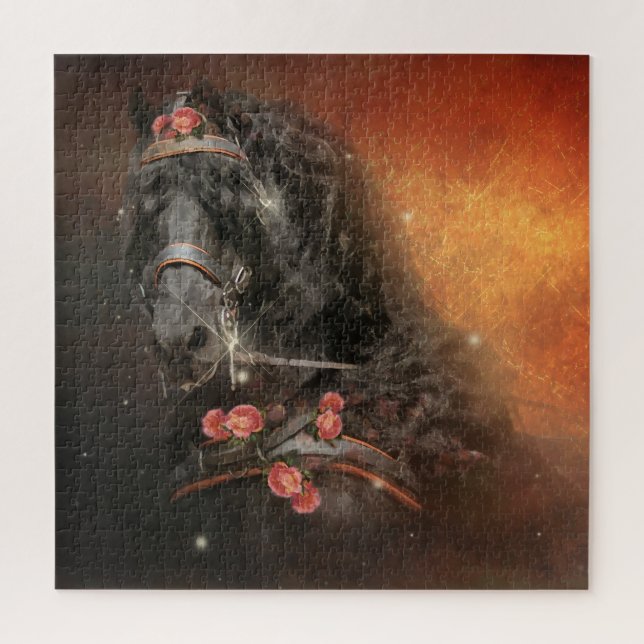 Quebra-cabeça O Cavalo de Fogo - Puzzle (Vertical)