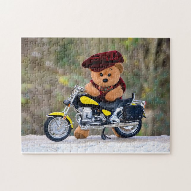 Quebra-cabeça O Ciclista Teddy - (Horizontal)