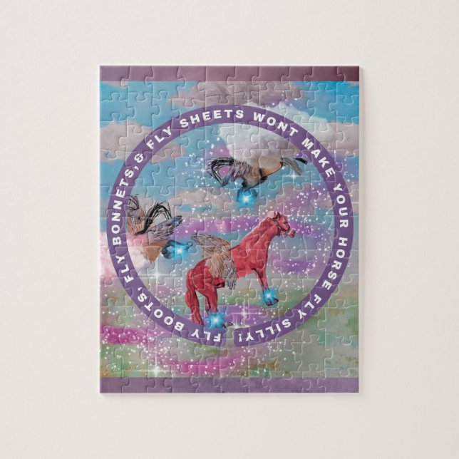 Quebra-cabeça o cobrir dos meus filhos escolhe "botas voadoras" (Vertical)