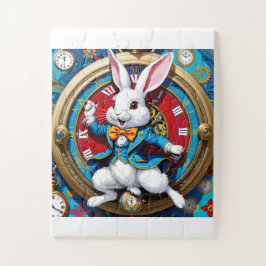 Quebra-cabeça O Coelho Branco de Alice no País das Maravilhas