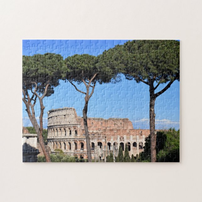 Quebra-cabeça O Coliseu - Roma Colosseo - 11x14 - 252 pcs (Horizontal)