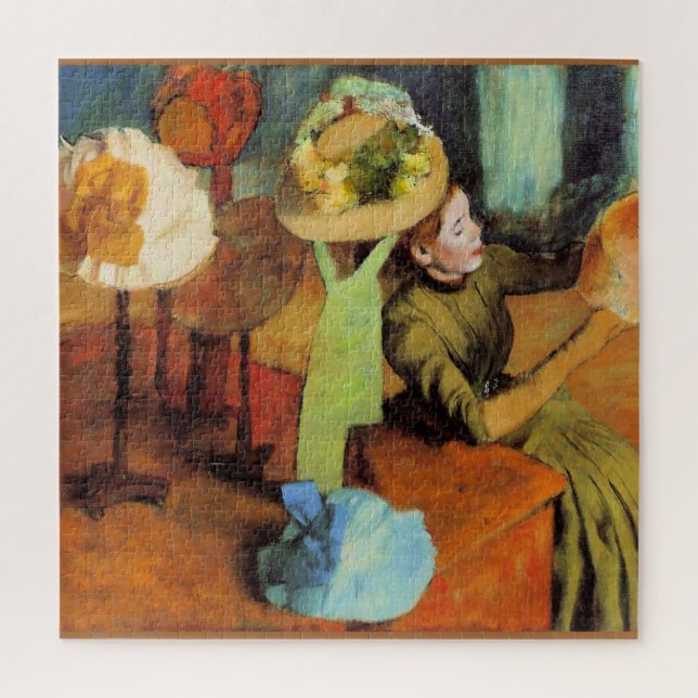 Quebra-cabeça O Compro Millinery de Edgar Degas, (Vertical)