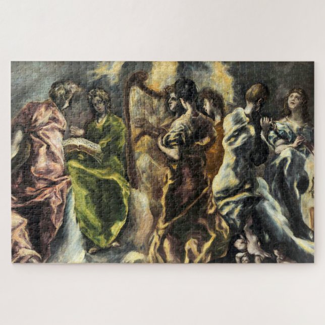 Quebra-cabeça O concerto dos anjos | El Greco | (Horizontal)