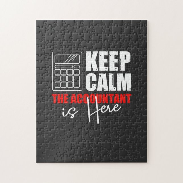 Quebra-cabeça O Contador Está Aqui (Vertical)