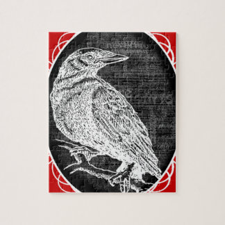 Quebra-cabeça "O corvo" inspirou o design gráfico
