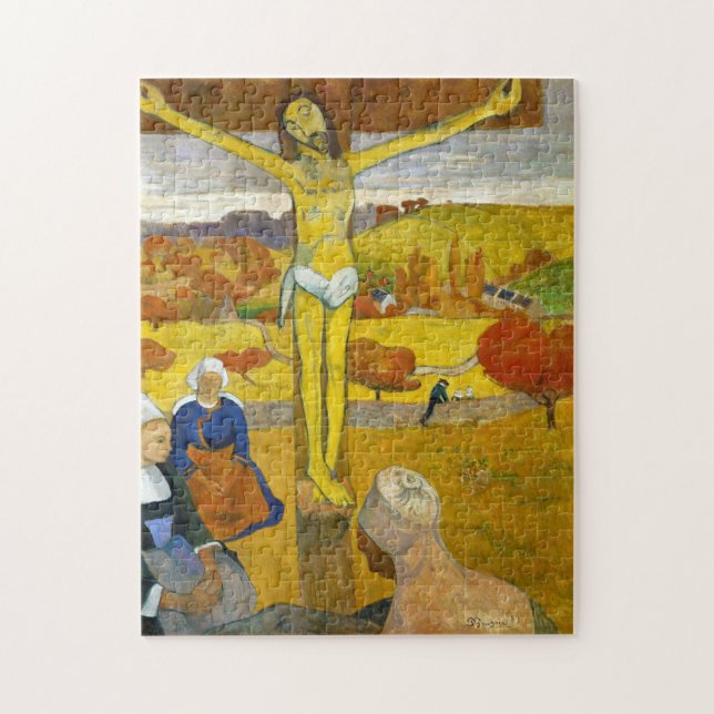 Quebra-cabeça O Cristo Amarelo, Gauguin (Vertical)