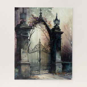 Quebra-cabeça O Design 12 da série Gótica Cemetery Gate
