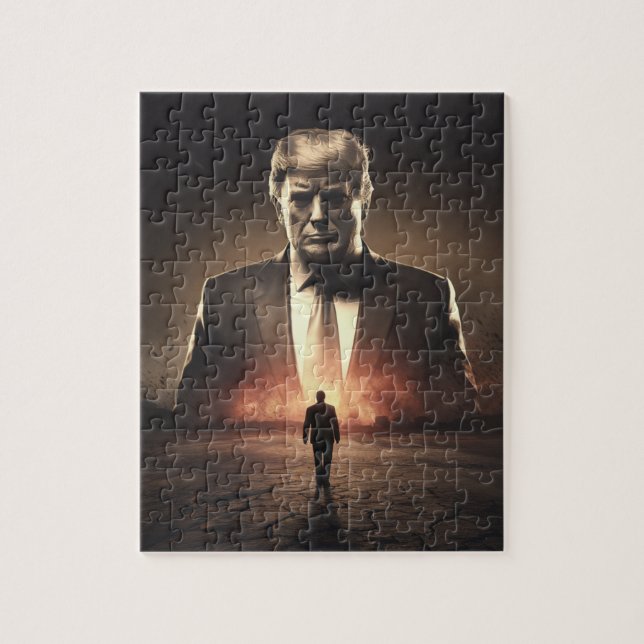 Quebra-cabeça O Destruidor Americano em um Deserto Pelado Sol (Vertical)