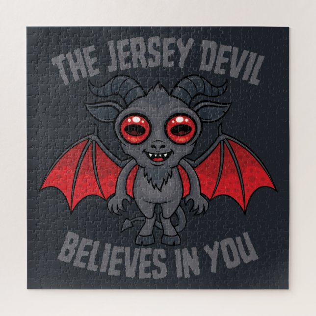 Quebra-cabeça O Diabo de Jersey Acredita em Você (Vertical)