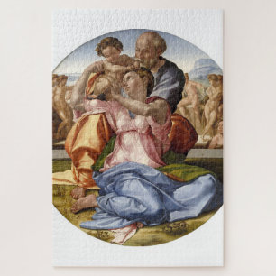Quebra-cabeça O Doni Tondo: A Santa Família de Michelangelo