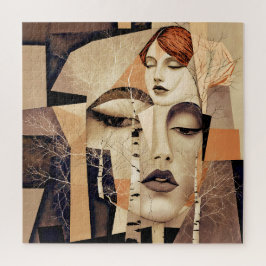 Quebra-cabeça O Eco de “Virelle” – Um Retrato Abstrato