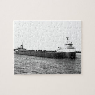 Quebra-cabeça O Edmund Fitzgerald no rio do St. Clair