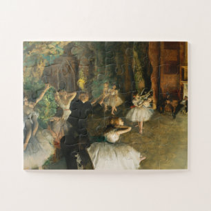 Quebra-cabeça O ensaio do Balé no palco, Degas Art