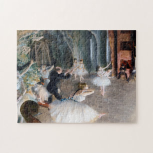 Quebra-cabeça O ensaio no palco, Edgar Degas