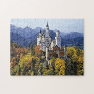 Quebra-cabeça O fantástico Neuschwanstein é um de três