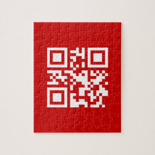 Quebra-cabeça O feliz ano novo! -- Código de QR