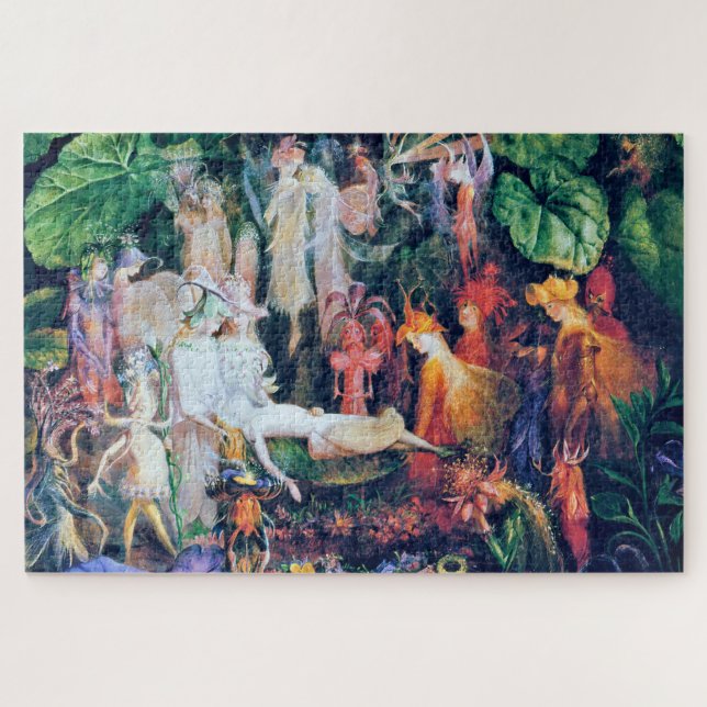 Quebra-cabeça O Funeral da Fada, John Anster Fitzgerald (Horizontal)