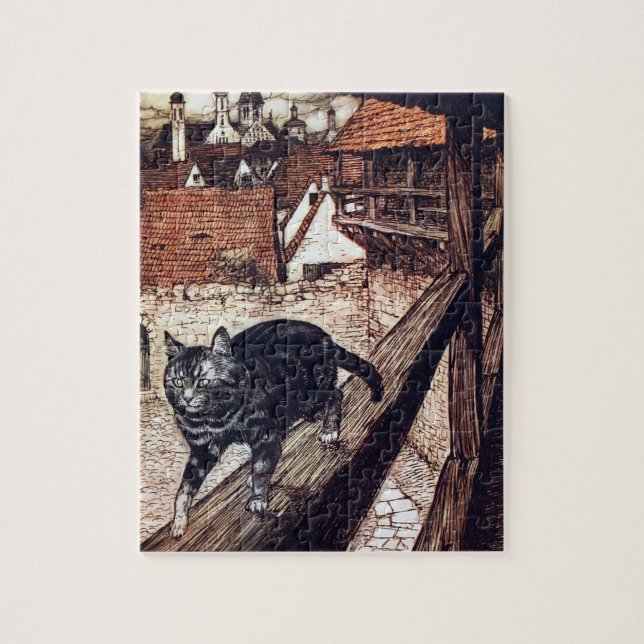 Quebra-cabeça O Gato do Castelo por Rackham (Vertical)