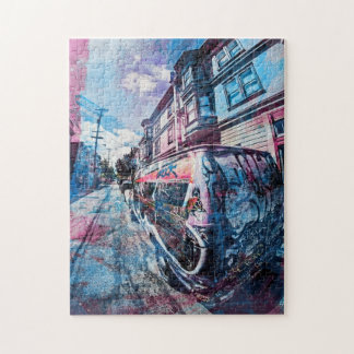 Quebra-cabeça O grafite do distrito da missão balança a