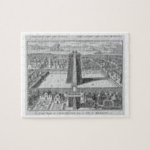 Quebra-cabeça O grande templo de Vitsliputsli em Cidade do