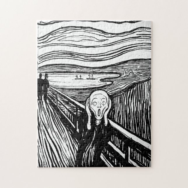 Quebra-cabeça O gritar por Edvard Munch (Vertical)