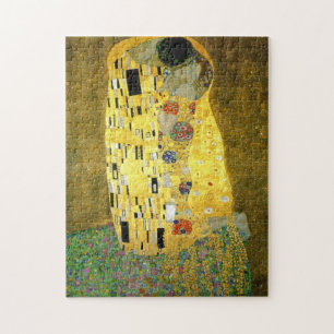 Quebra-cabeça O ~ Gustavo Klimt do beijo