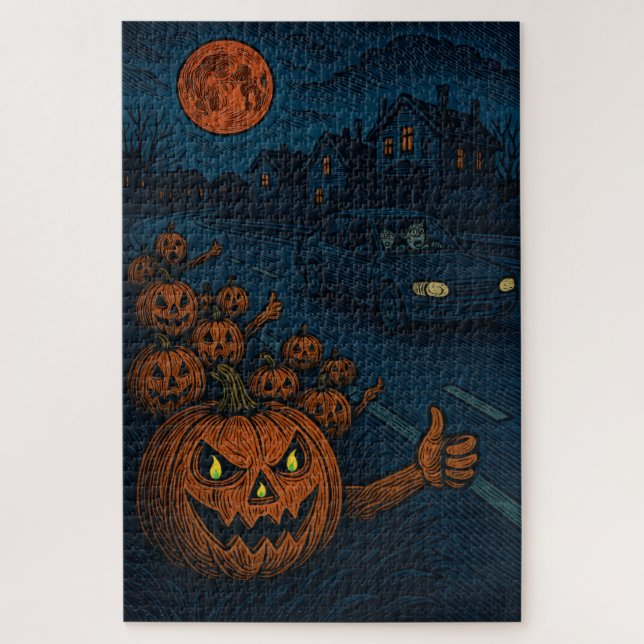 Quebra-cabeça O Halloween está te caçando (Vertical)