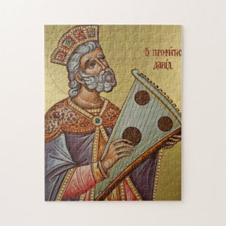 Quebra-cabeça O Ícone Ortodoxo do Santo Profeta e Rei Davi