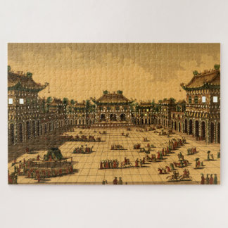Quebra-cabeça O interior do palácio do imperador da China em Peq