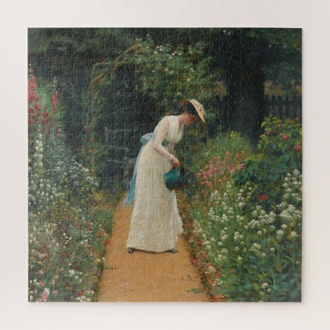 Quebra-cabeça O Jardim da Minha Senhora Leighton (Vertical)