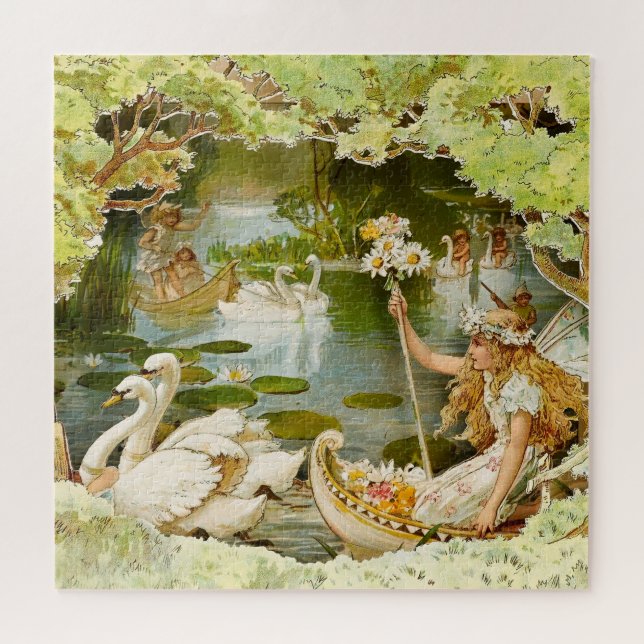 Quebra-cabeça “O Lago das Fadas” por E S Hardy (Horizontal)