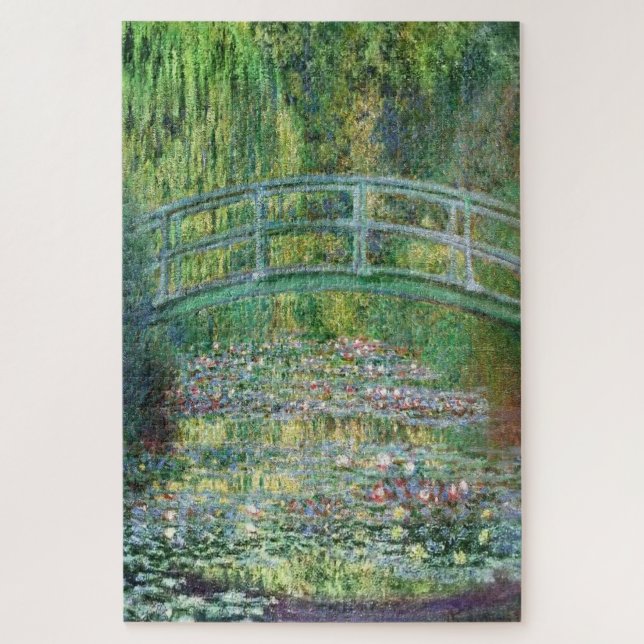 Quebra-cabeça O Lago de Nenúfares de Claude Monet (1899)  (Vertical)